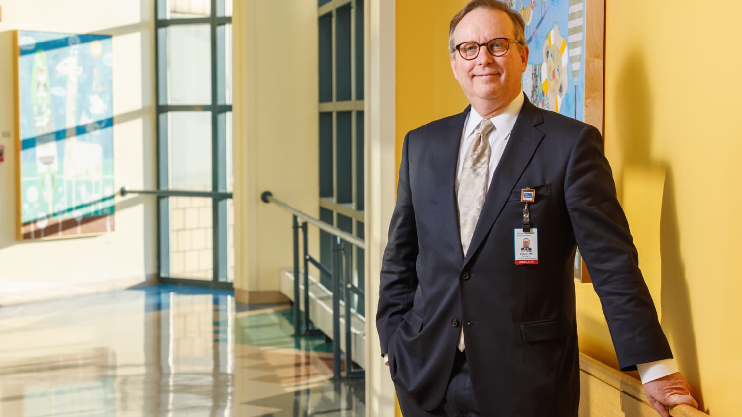 Clifford Bogue, MD, chair of pediatrics for Yale Medicine